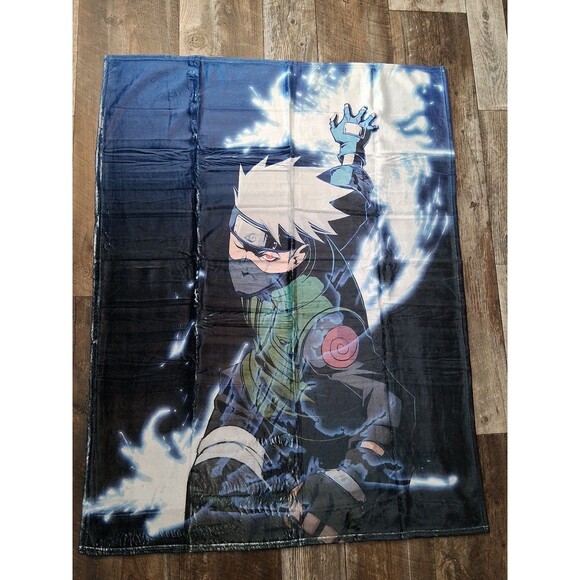 NEW! 40" x 50" Naruto Kakashi Hatake Anime Soft Fleece Throw Blanket - Picture 1 of 4